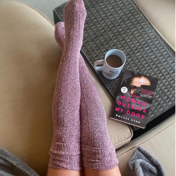 Anthro Lux Thigh High Socks cable knit - Picture 6 of 12